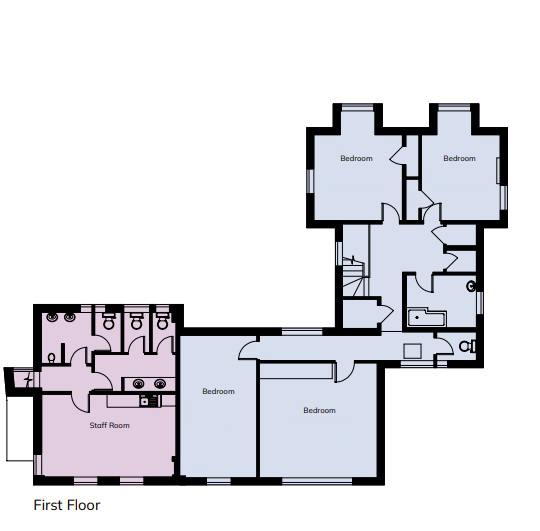Lot: 22 - SUBSTANTIAL FREEHOLD COMMERCIAL AND RESIDENTIAL PREMISES ON 0.45 ACRES - PART LET WITH FUTURE CONVERSION POTENTIAL - Existing First Floor